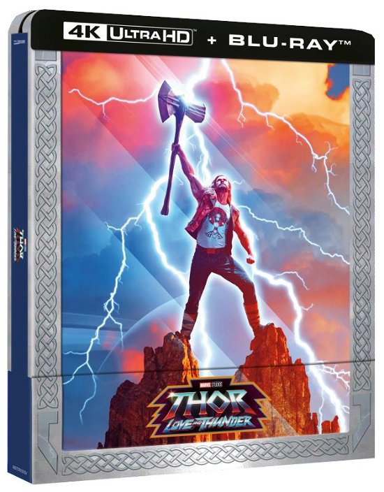 Cover for Thor: Love and Thunder (4k Ult · Thor: Love And Thunder (Blu-Ray 4K+Blu-Ray Hd) (Steelbook) (Blu-ray) (2022)