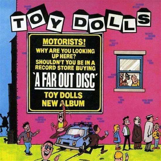 Cover for Toy Dolls · A Far Out Disc (Pink Vinyl) (LP) (2022)