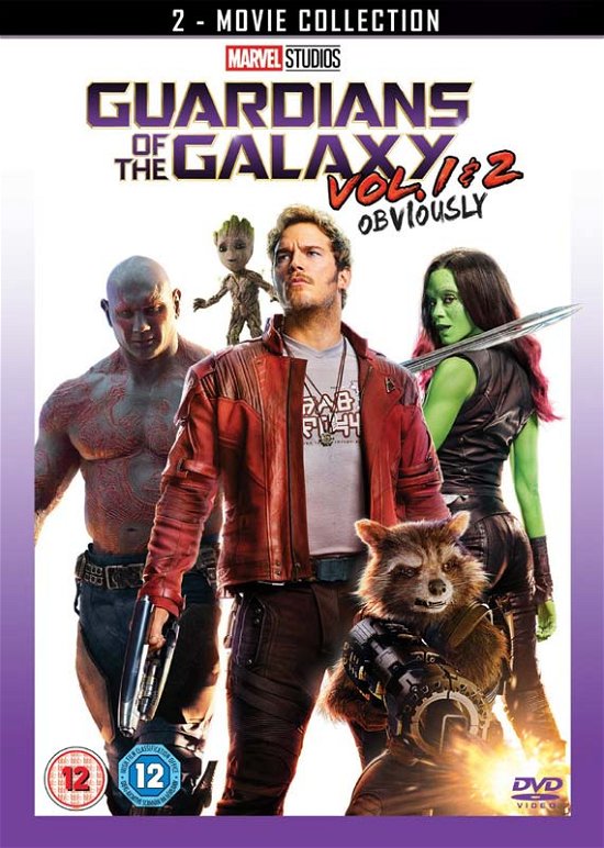 Cover for Guardians Of The Galaxy Vols 1  2 · Guardians Of The Galaxy / Guardians Of The Galaxy - Volume 2 (DVD) (2017)