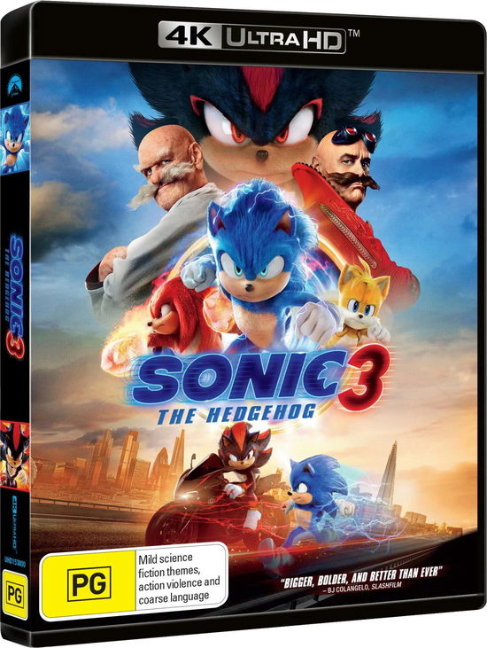 Cover for Jim Carrey · Sonic the Hedgehog 3 (4k) (4K Ultra HD) (2025)