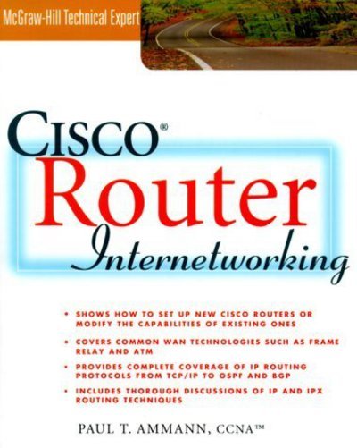 Cover for Paul T Ammann · Cisco Router Internetworking (Paperback Book) (1999)