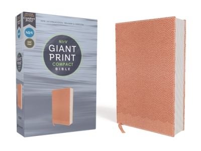 Cover for Zondervan · NIrV, Giant Print Compact Bible, Leathersoft, Peach, Comfort Print (Läderbok) (2022)