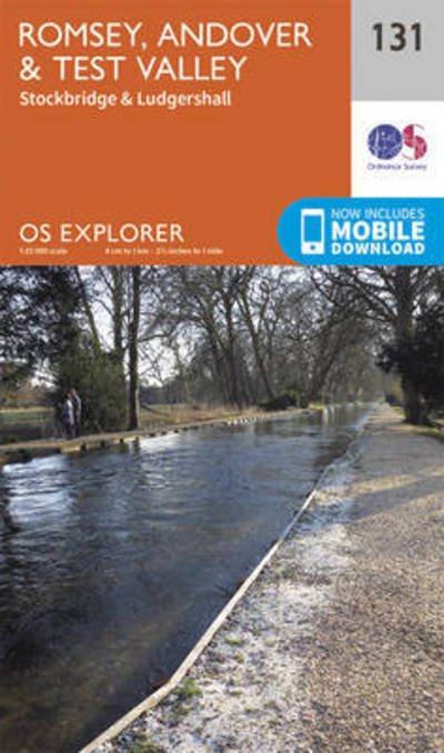 Cover for Ordnance Survey · Romsey, Andover and Test Valley - OS Explorer Map (Map) [September 2015 edition] (2015)
