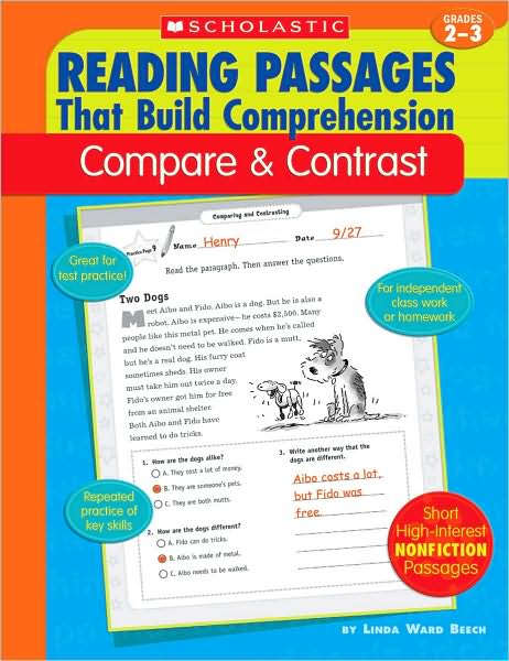 Cover for Linda Ward Beech · Compare &amp; Contrast (Reading Passages That Build Comprehensio) (Paperback Book) (2005)