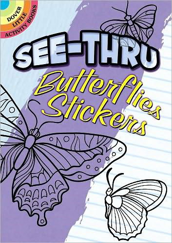 Cover for Jessica Mazurkiewicz · See-Thru Butterflies Stickers - Dover Little Activity Books Stickers (Paperback Book) (2010)