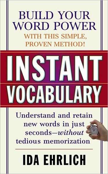 Cover for Ida Ehrlich · Instant Vocabulary (Paperback Book) [Ed edition] (1988)