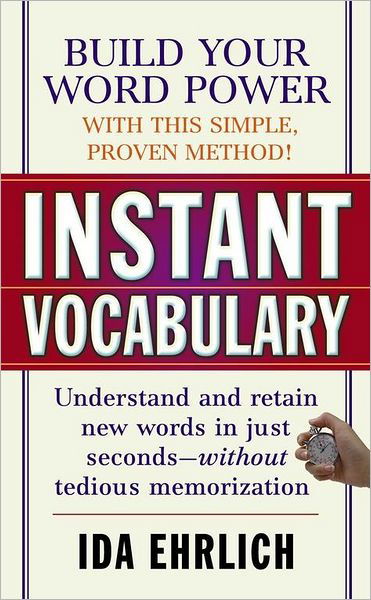 Instant Vocabulary - Ida Ehrlich - Bøger - Simon & Schuster - 9780671677275 - 5. august 1988
