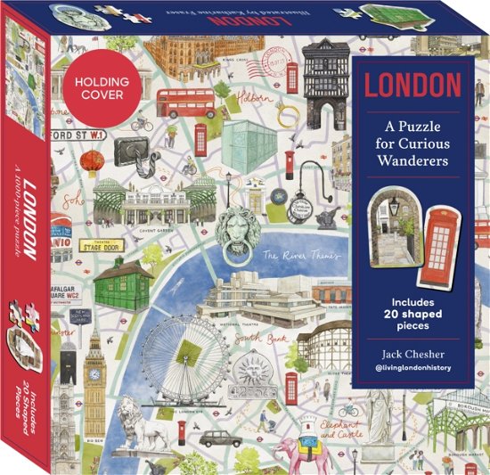 Jack Chesher · London: A Puzzle for Curious Wanderers: 1000-piece puzzle with 20 shaped pieces, from Sunday Times bestselling author Jack Chesher @livinglondonhistory (GAME) (2024)