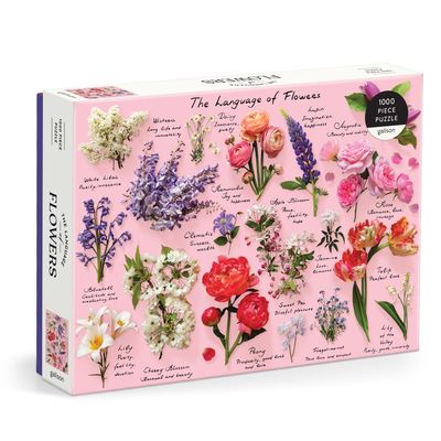 Cover for Galison · Language of Flowers 1000 Piece Puzzle (SPEL) (2024)