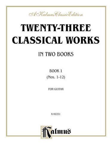 Cover for Alfred Publishing · Twenty Three Classical Works Bk1 (Paperback Book) [Kalmus Classic edition] (2004)