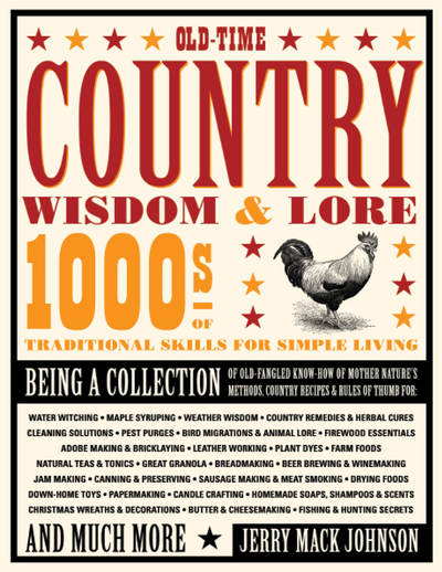 Cover for Jerry Johnson · Old-Time Country Wisdom and Lore: 1000s of Traditional Skills for Simple Living (Paperback Book) (2019)