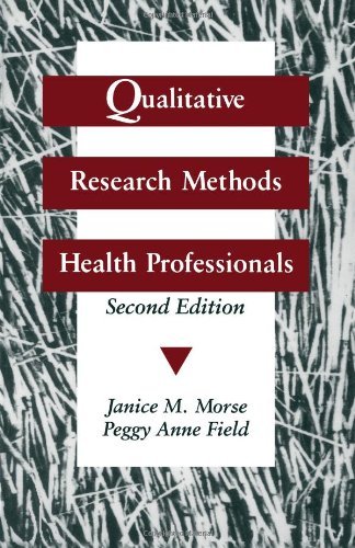 Cover for Peggy Anne Field · Qualitative Research Methods for Health Professionals (Taschenbuch) (1995)