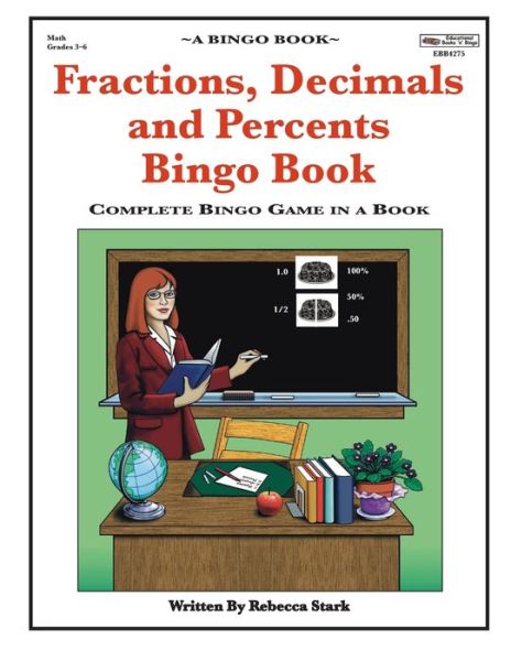 Cover for Rebecca Stark · Fractions, Decimals and Percents Bingo Book (Paperback Book) (2016)