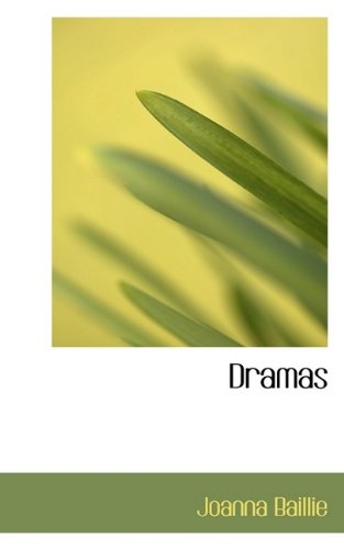 Cover for Joanna Baillie · Dramas (Hardcover Book) (2009)