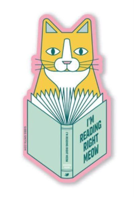 Cover for Gibbs Smith Gift · I’m Reading Right Meow Sticker (Print) (2025)