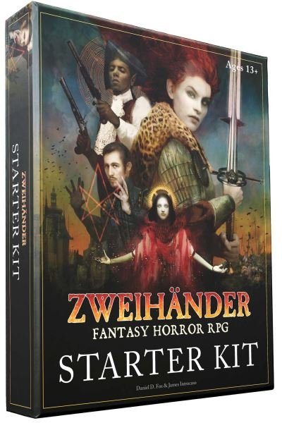 ZWEIHANDER Fantasy Horror RPG: Starter Kit - Daniel D. Fox - Bøger - Andrews McMeel Publishing - 9781524875275 - 22. december 2022