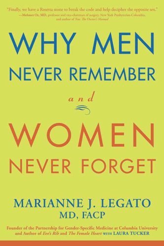 Cover for Marianne J. Legato · Why Men Never Remember And Women Never Forget (Paperback Book) [Annotated edition] (2006)