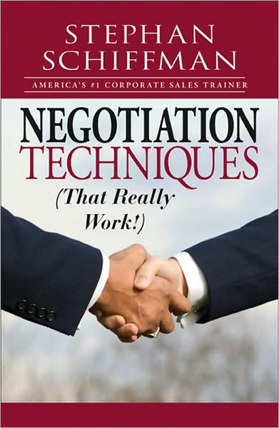 Cover for Stephan Schiffman · Negotiation Techniques (That Really Work!) (Paperback Book) (2009)