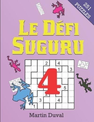 Cover for Martin Duval · Le Defi Suguru vol.4 (Paperback Book) (2019)