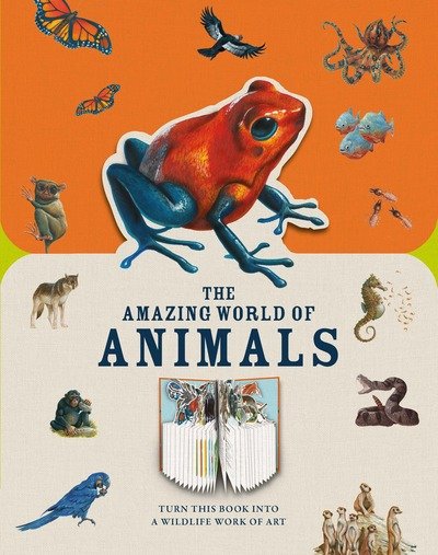 Cover for Moira Butterfield · Paperscapes: The Amazing World of Animals: Turn This Book Into a Wildlife Work of Art - Paperscapes (Innbunden bok) (2019)