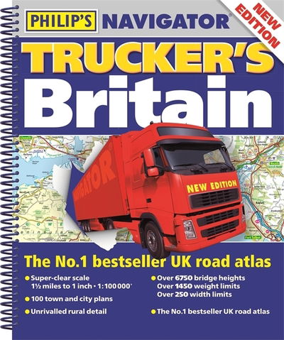 Cover for Philip's Maps · Philip's Navigator Trucker's Britain - Philip's Road Atlases (Spiral Book) (2020)