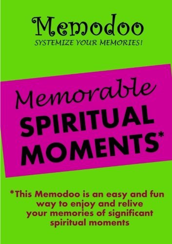 Memodoo Memorable Spiritual Moments - Memodoo - Livros - Confetti Publishing - 9781939235275 - 4 de novembro de 2012