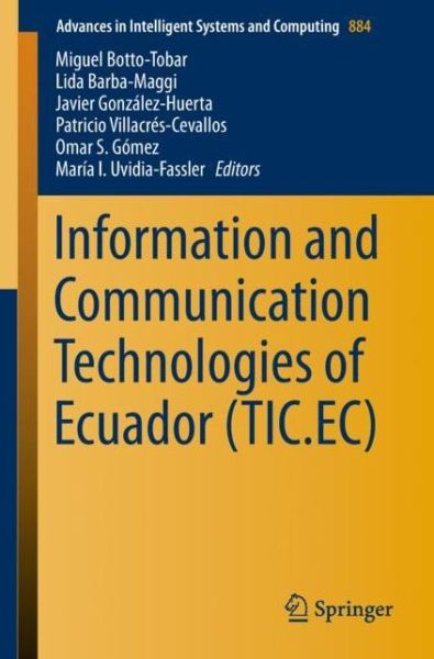 Cover for Information and Communication Technologies of Ecuador TIC EC (Book) [1st ed. 2019 edition] (2018)