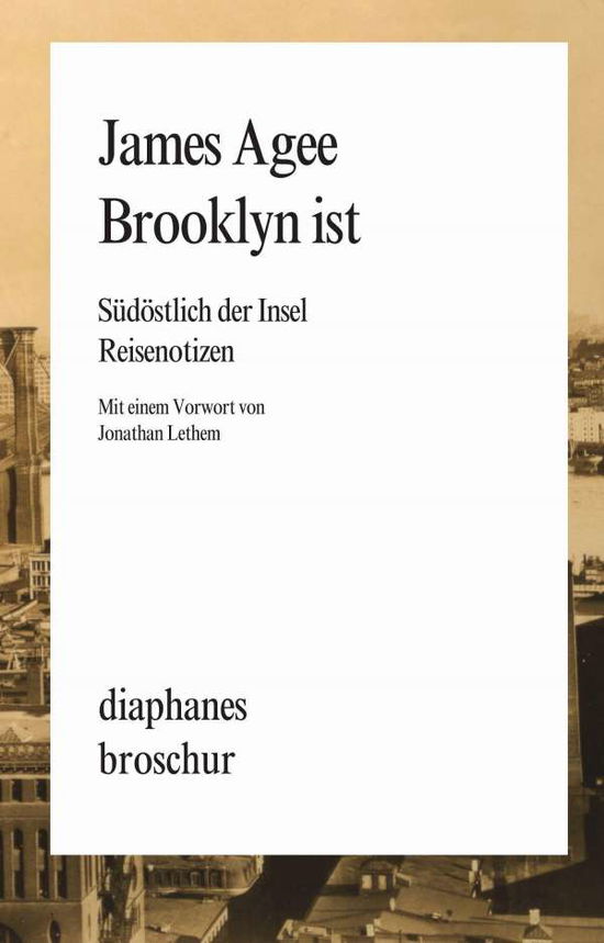 Cover for Agee · Brooklyn ist (Book)