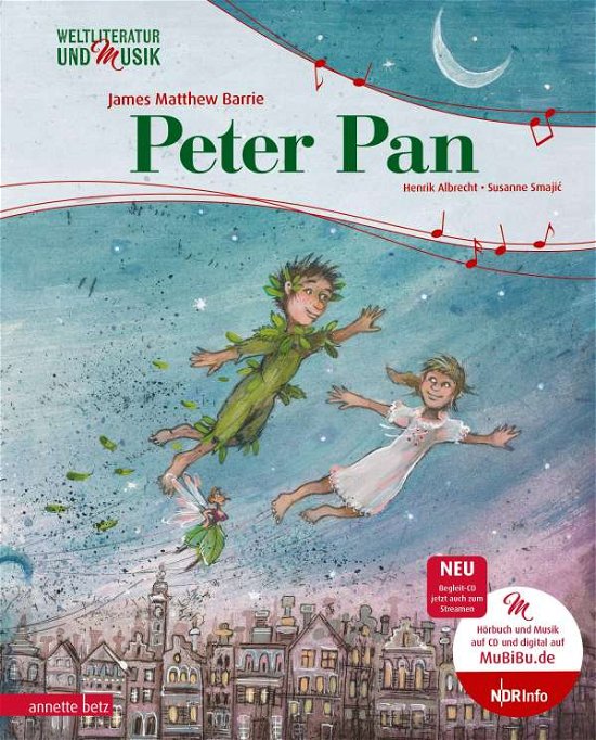 Cover for Henrik Albrecht · Peter Pan (Weltliteratur und Musik mit CD) (Hardcover Book) (2021)