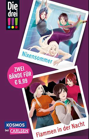 Cover for Mira Sol · Die drei !!!: Doppelband  Enthält die Bände: Nixensommer / Flammen in der Nacht (Bok) (2022)