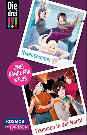 Cover for Mira Sol · Die drei !!!: Doppelband  Enthält die Bände: Nixensommer / Flammen in der Nacht (Bok) (2022)