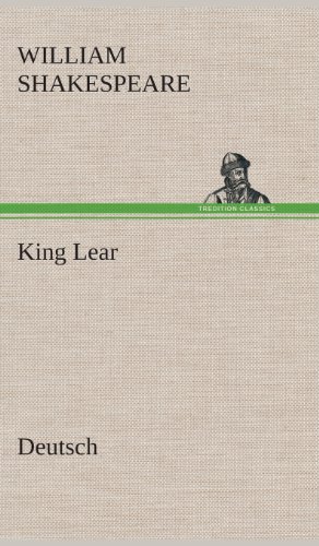 Cover for William Shakespeare · King Lear. German (Hardcover Book) [German edition] (2013)