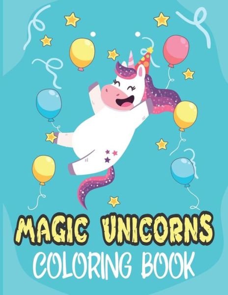 Cover for Unicornime Publishing · Magic unicorns Coloring book (Paperback Bog) (2020)