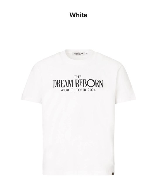 Cover for DPR · Dream Reborn World Tour 2024 (T-shirt) [size S] [White edition] [Size 1 - Small] (2024)