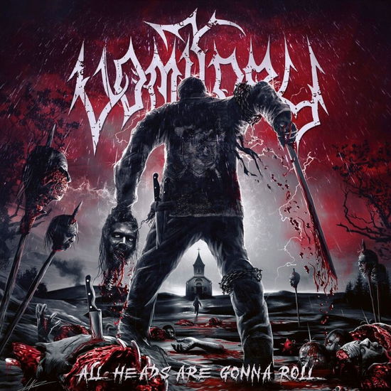 Cover for Vomitory · All Heads Are Gonna Roll (Red Marbled Vinyl LP) (LP) (2023)