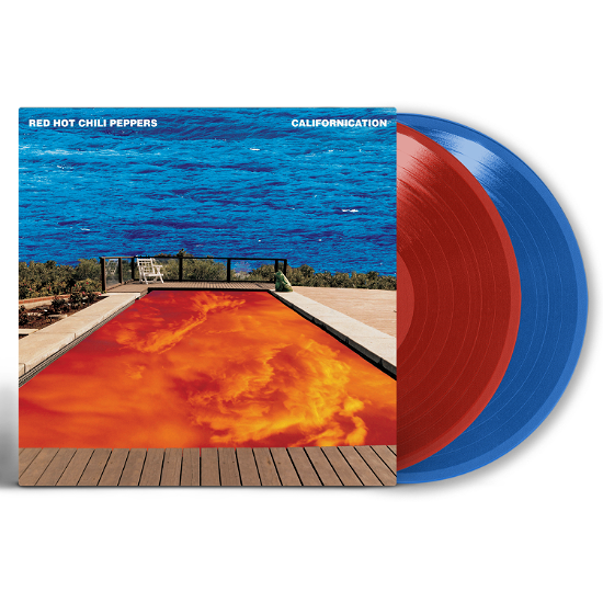Cover for Red Hot Chili Peppers · Californication (LP) [Red &amp; Ocean Blue Vinyl edition] (2024)