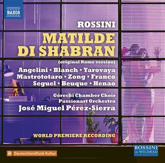 Cover for Perez-Sierra, Jose Miguel / Gorecki Chamber Choir / Passionart Orchestra / Michele Angelini · Matilde Di Shabran (CD) [Original Rome edition] (2020)