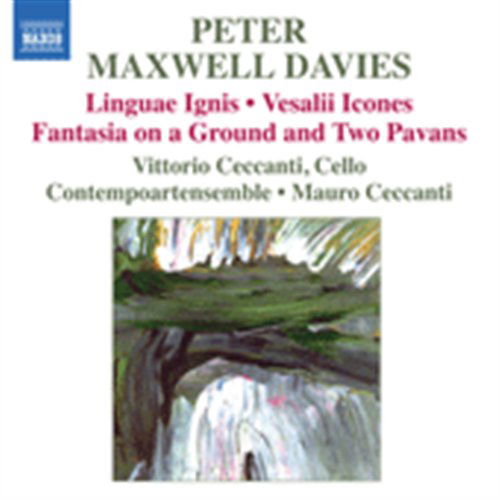 Cover for Davies / Vittorio Ceccanti / Contempoartensemble · Linguae Ignis / Vesalii Icones / Fantasia (CD) (2011)