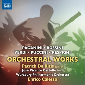 Cover for Puccini / De Ritis / Wurzburg Philharmonic Orch · Orchestral Works (CD) (2016)