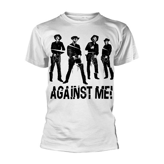 Cover for Against Me! · Western (Bekleidung) [size M] [White edition] (2018)