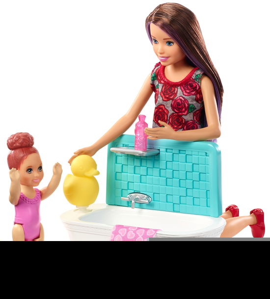 Badtijd - Barbie Skipper Babysitter Speelset - Merchandise - Barbie - 0887961691276 - November 1, 2018