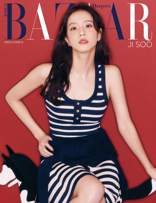 Cover for JISOO (BLACKPINK) · Bazaar Korea 25th Ann. Spring Edtion 2025 (tidskrift) [A edition] (2025)