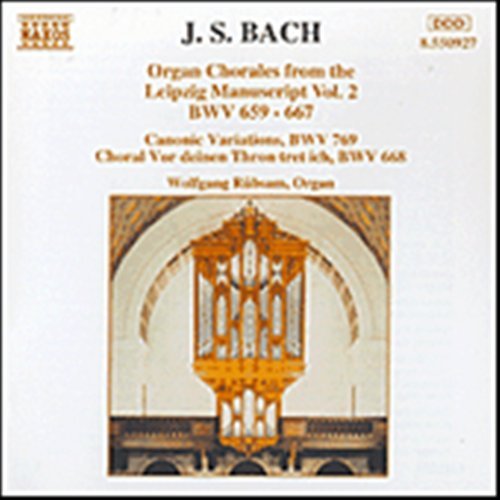 BACH J.S.:Organ Chorales Vol.2 - Wolfgang Rübsam - Musik - Naxos - 4891030509276 - 3. juni 1994