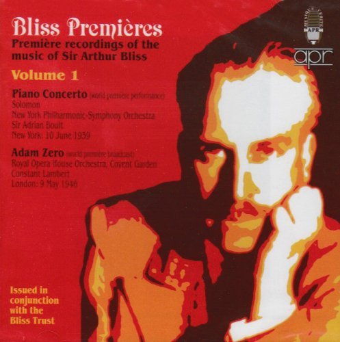 Bliss Premieres Vol.1: Piano Concerto - A. Bliss - Musik - APR - 5024709156276 - 3 juli 2018
