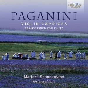 Cover for Marieke Schneemann · Paganini - Violin Caprices / Transcribed For Flute (CD) (2015)