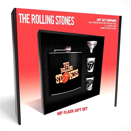Cover for The Rolling Stones · Tongue (Hip Flask. 2 Cups &amp; Funnel) (MERCH) [Black edition] (2018)