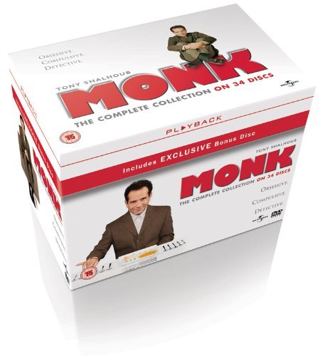 Cover for Monk Season 1-8 (DVD) (2011)