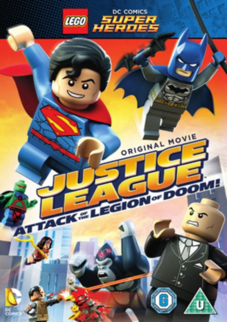 Cover for Lego Super Heroes Justice League Attack Of The Legion Of Do · Lego DC (Original Movie) Justice League Attack Of The Legion Of Doom (DVD) (2015)