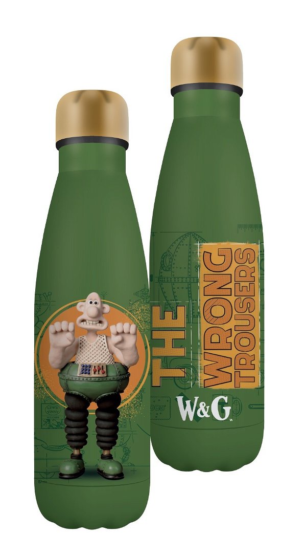 Cover for Aardman · Wallace &amp; Gromit - Wallace Water Bottle Metal (500ml) (Kopp) (2022)