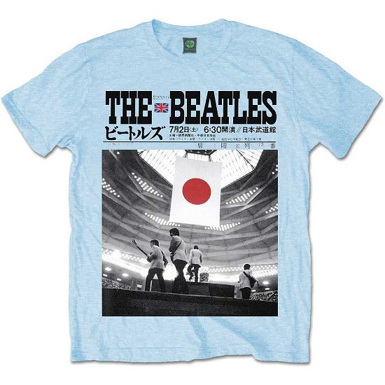 Cover for The Beatles · The Beatles Unisex T-Shirt: At The Budokan (T-shirt) [size XL] [Blue - Unisex edition]